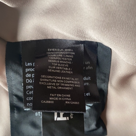 Rudsak Jane Beige Jacket with black sleeves - Picture 11 of 16